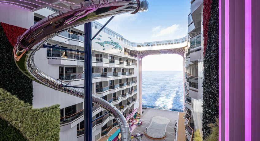 Slide on the MSC World America