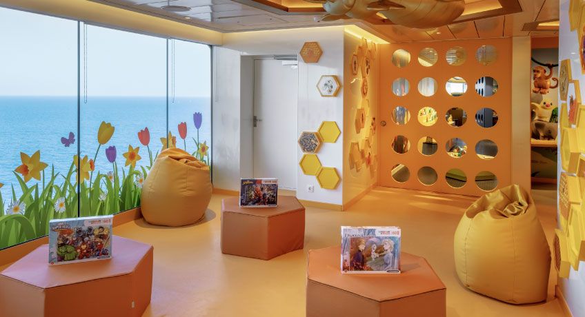 Kid's club on the MSC World America