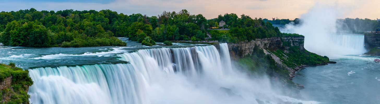 Views of Niagara Falls in Canada