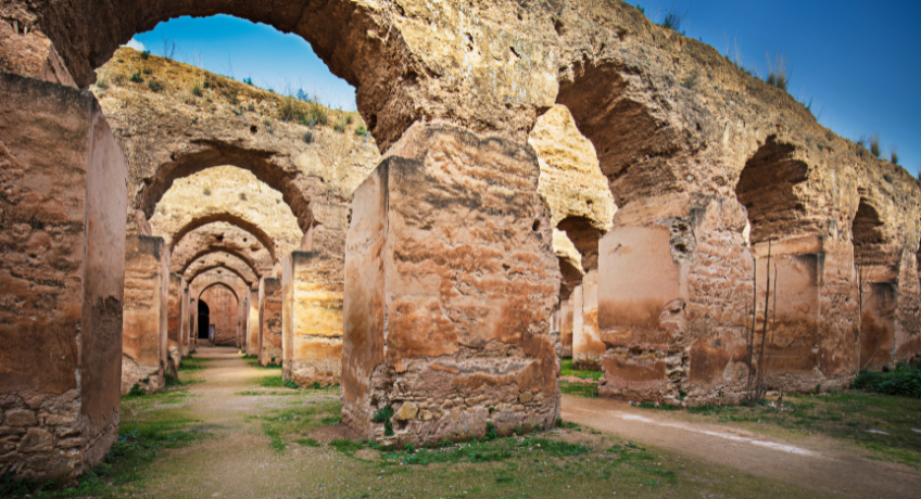 Old moroccan granary in Meknes