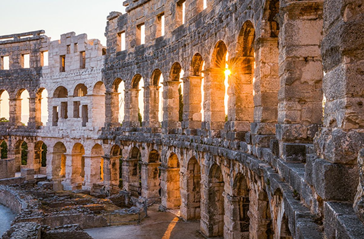 Amphitheatre in Pula, Croatia