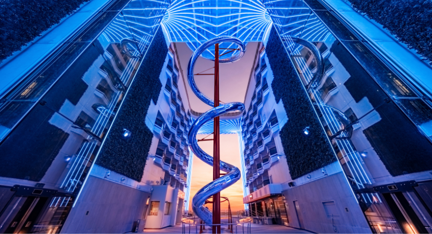 Promenade on the MSC World Europa