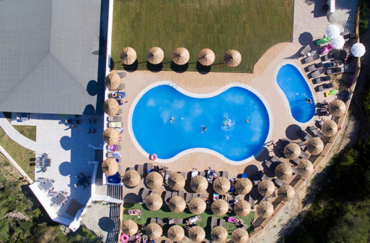 St. George Palace Corfu, birds-eye view