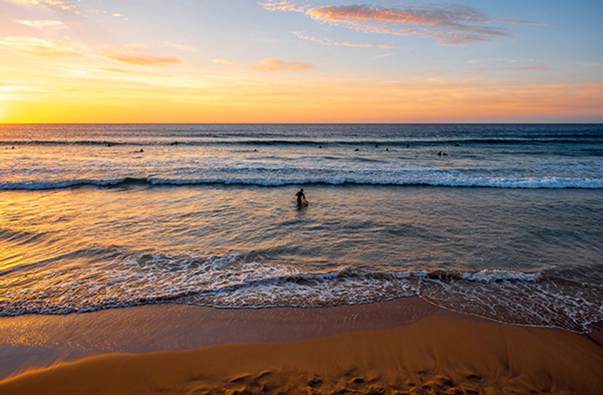 Playa del Castillo Beach in El Cotillo Fuerteventura