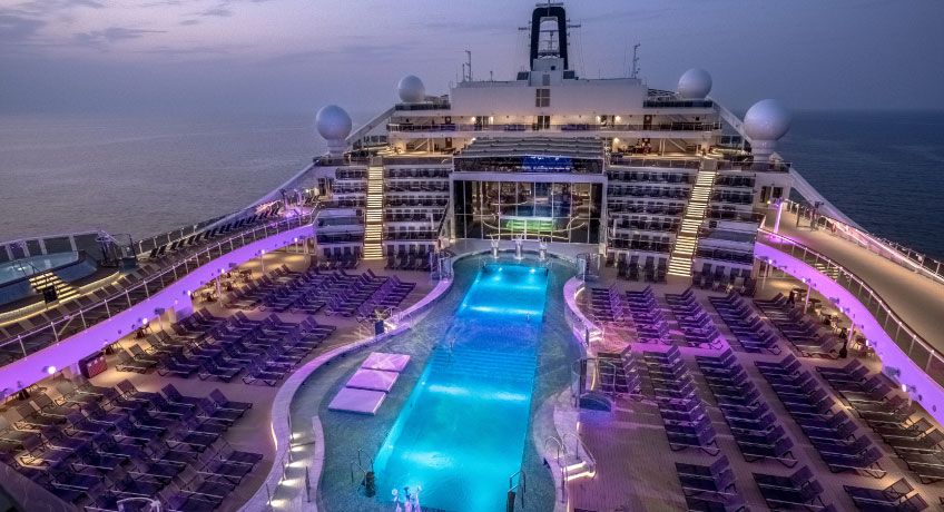 Pool on the MSC World Europa