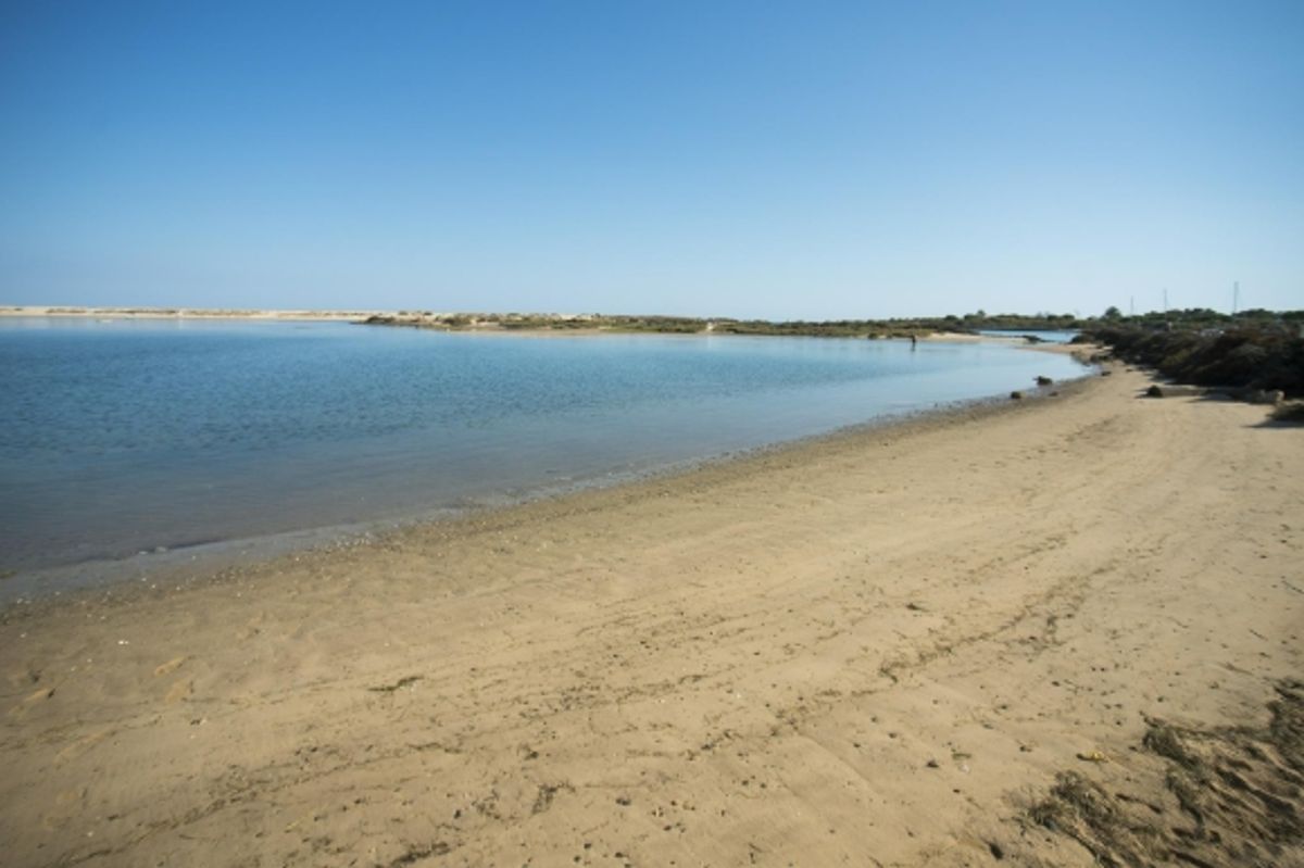 lha de Tavira on Tavira Island in Portugal's Algarve with no tourists in sight