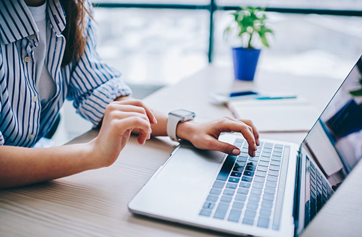 Women using laptop