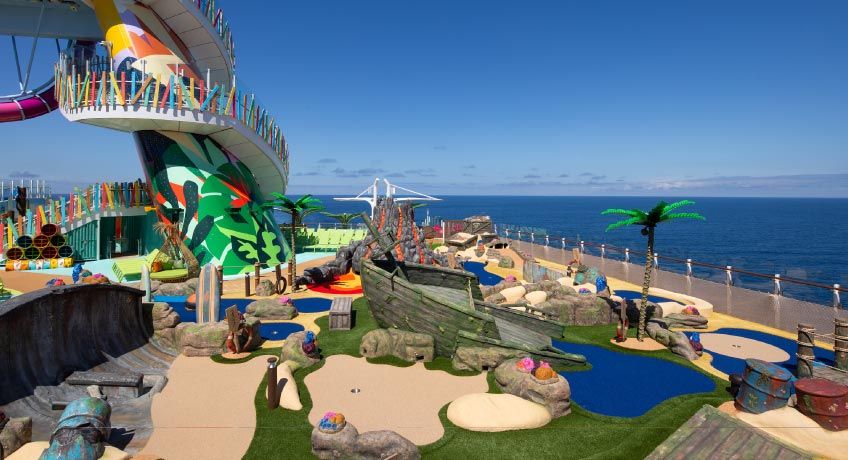 Kids area on the deck of Legend of the Seas