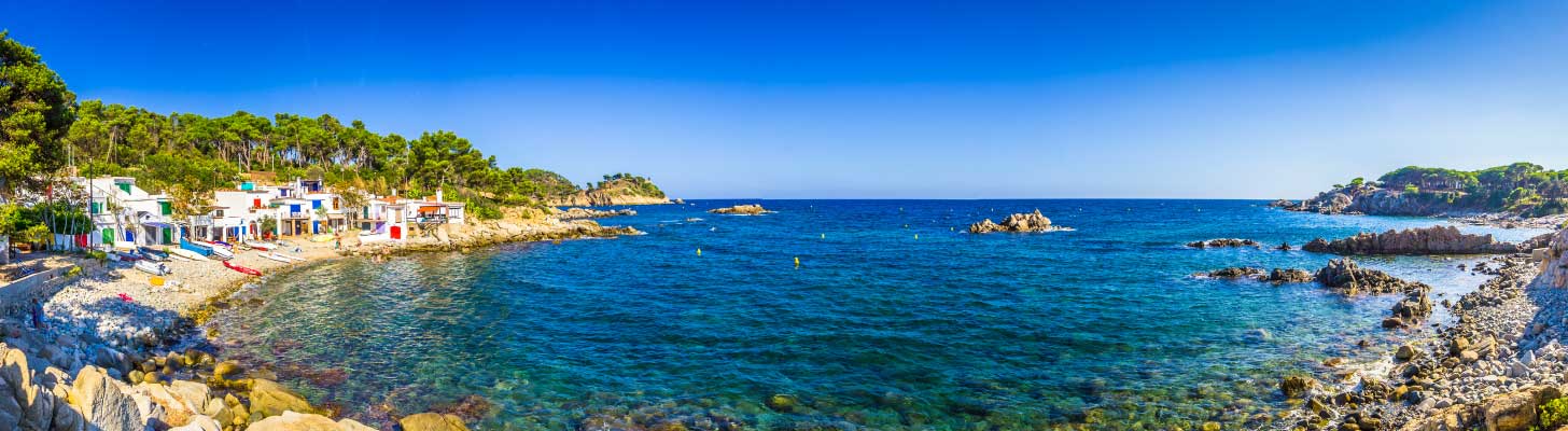 Coastline of Costa Brava in Spain