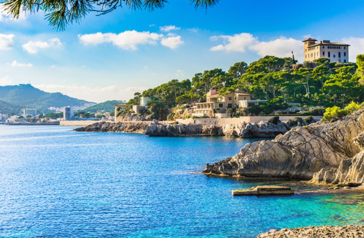 Seafront in Majorca Spain