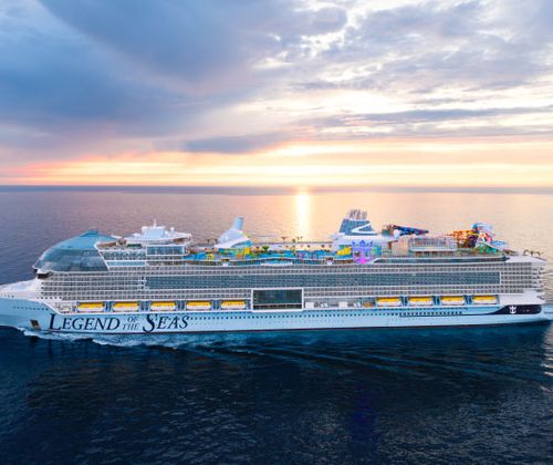 Legend of the Seas sailing at sea