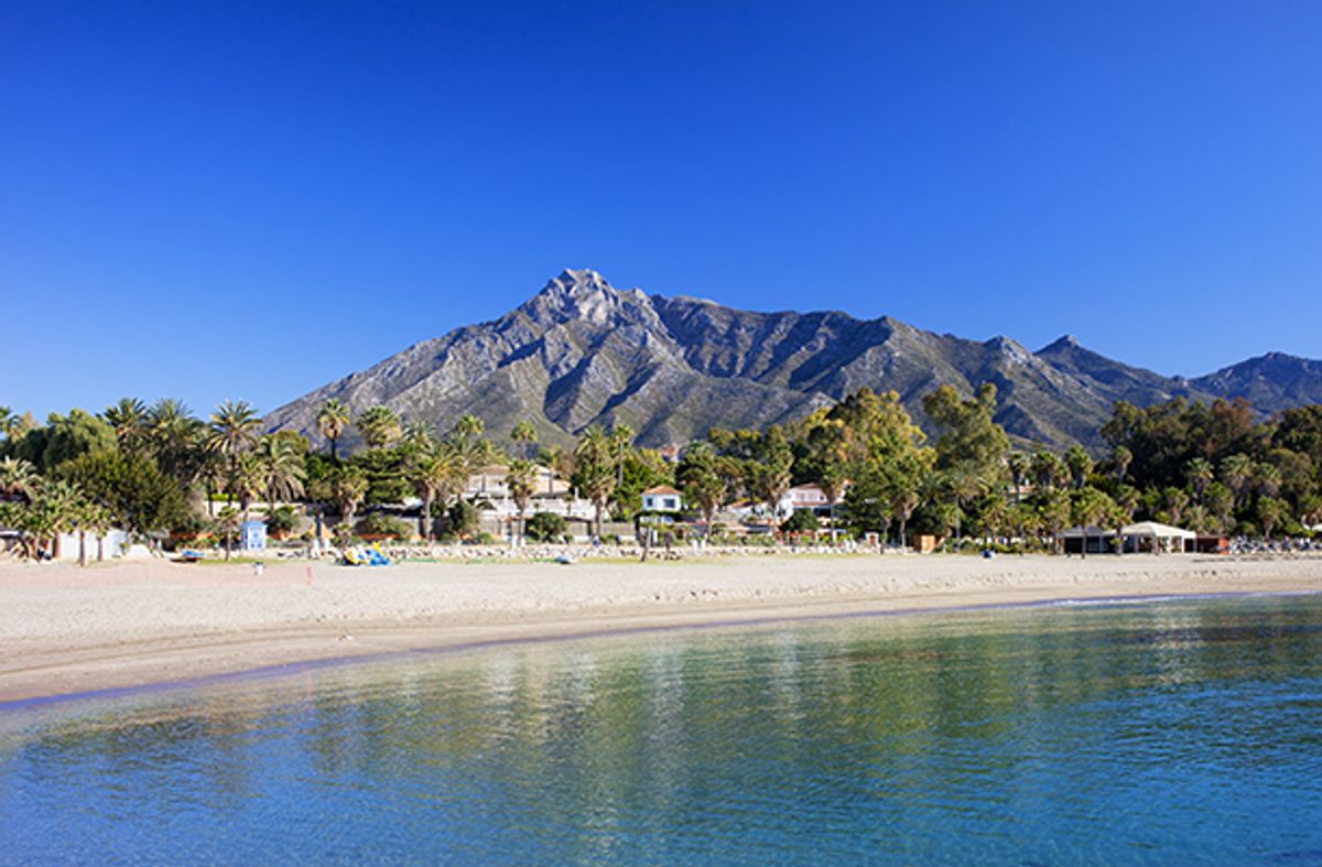 Marbella beach in Costa del Sol