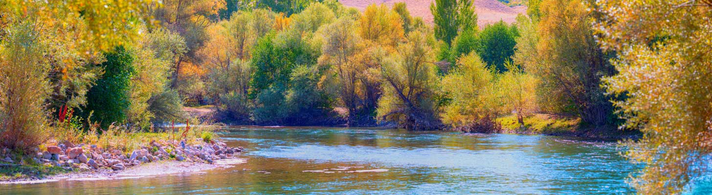 Munzur river in Ovacik, Turkey