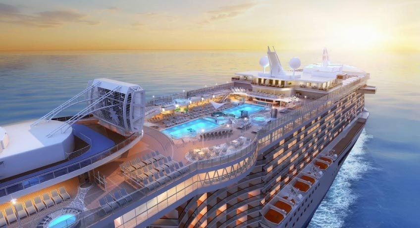 Top deck of the Sky Princess