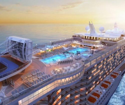 Top deck of Sky Princess