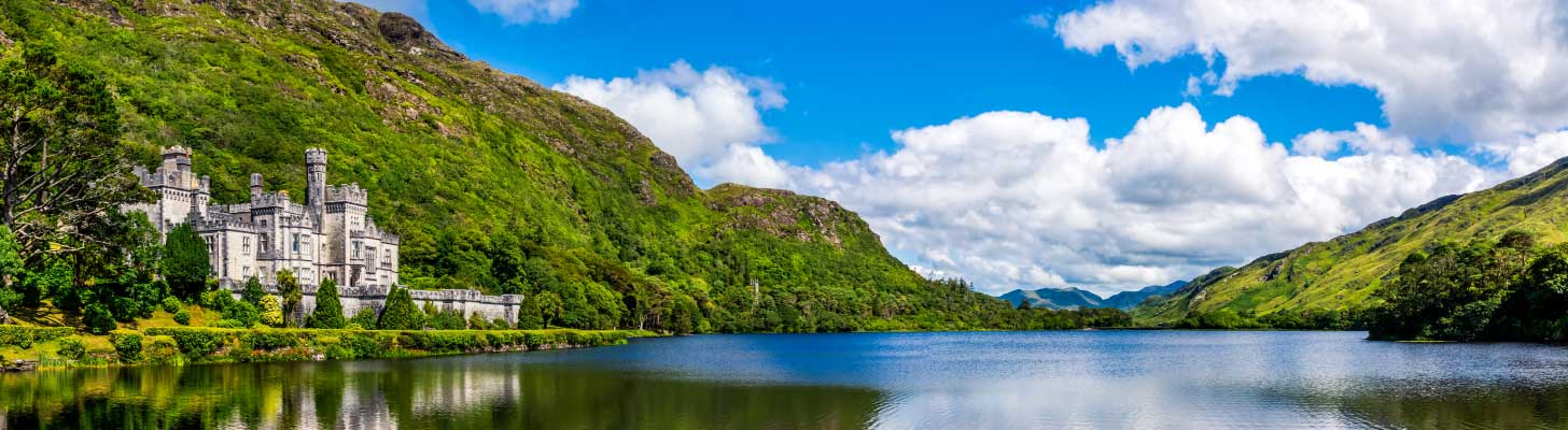 Kylemore Abbey in Connemara, Ireland