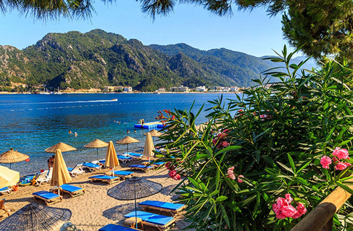 Beach in Marmaris Turkey