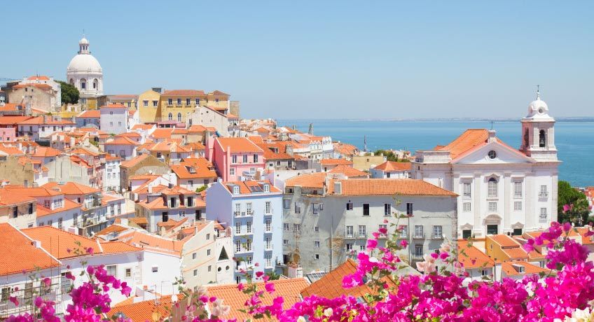 Skyline in Lisbon