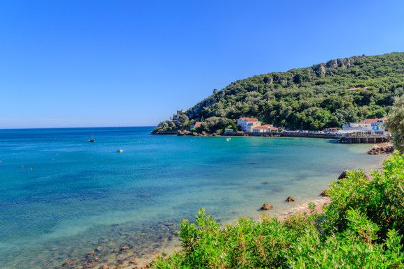 Portinho da Arrábida just south of Lisbon in Serra da Arrábida Natural Park