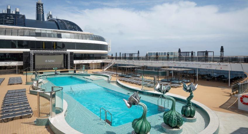 Pool on the MSC World America