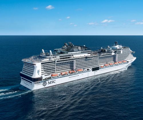 MSC Meraviglia at sea
