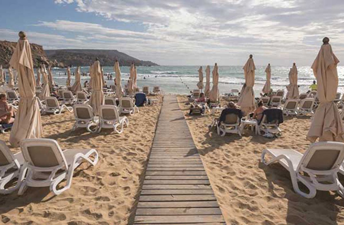 Radisson Blu private beach Malta
