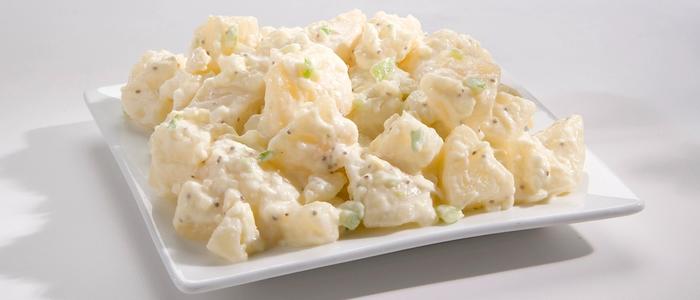 Dish of Murf's Famous Potato Salad.