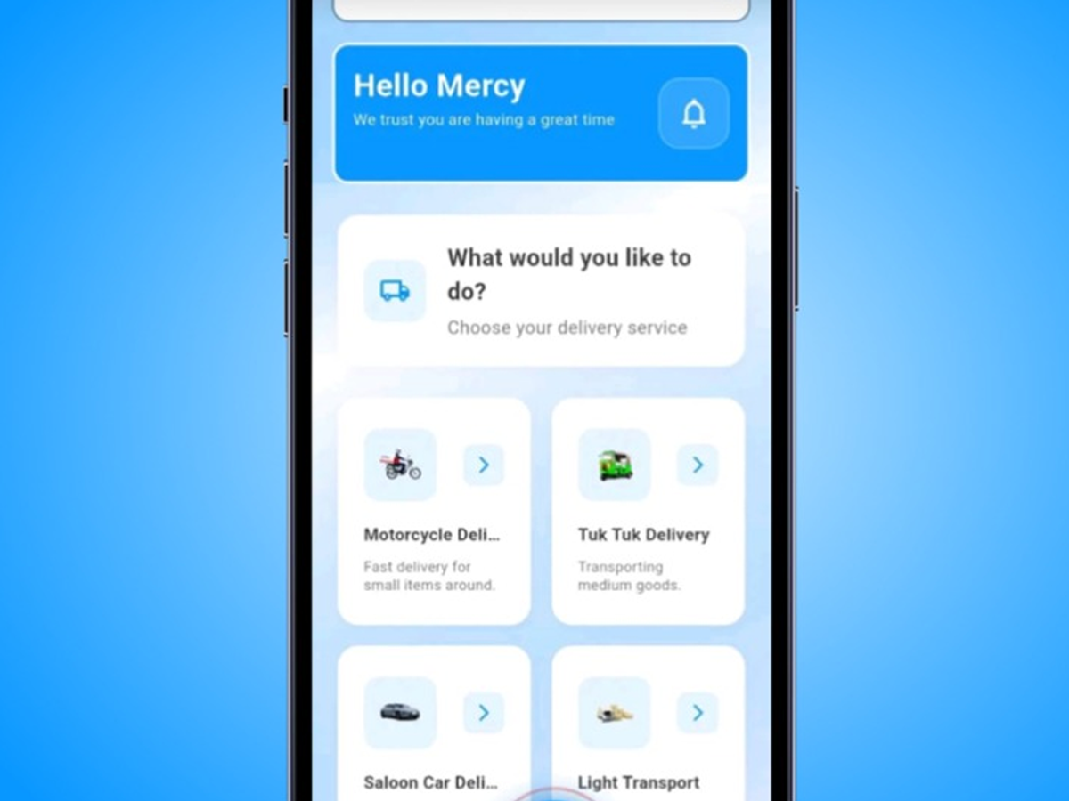 mobile closeup of the nduky app