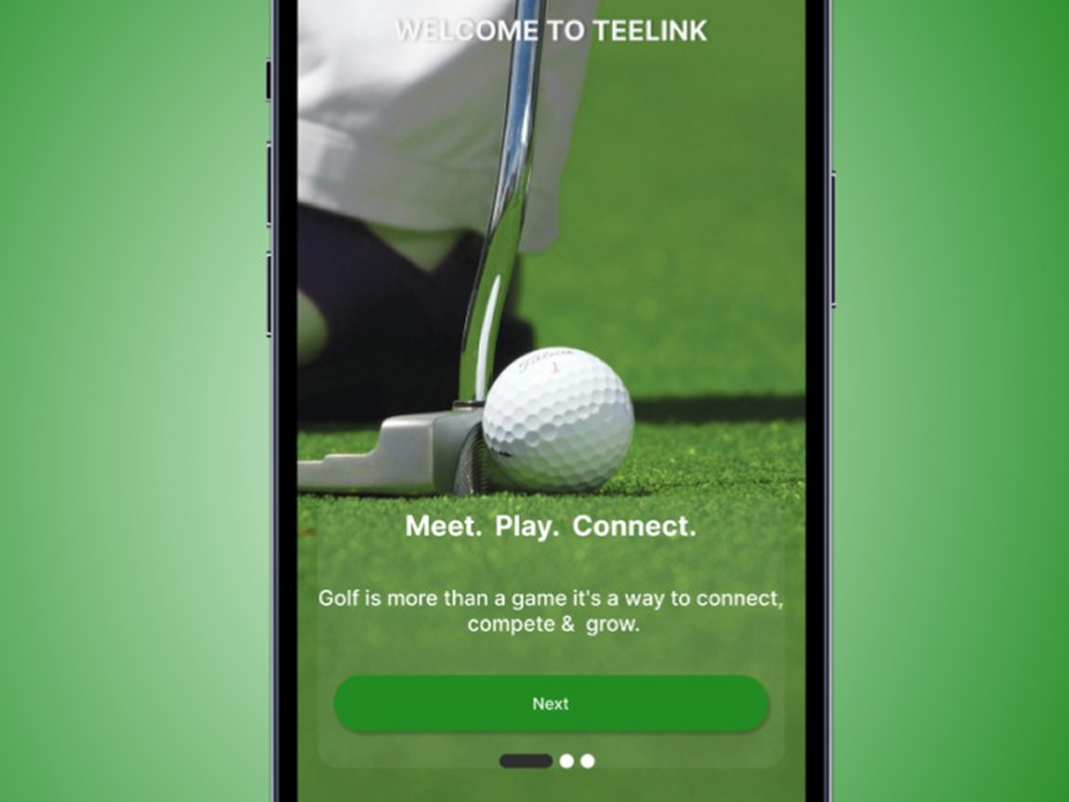 mobile closeup of the teelink application