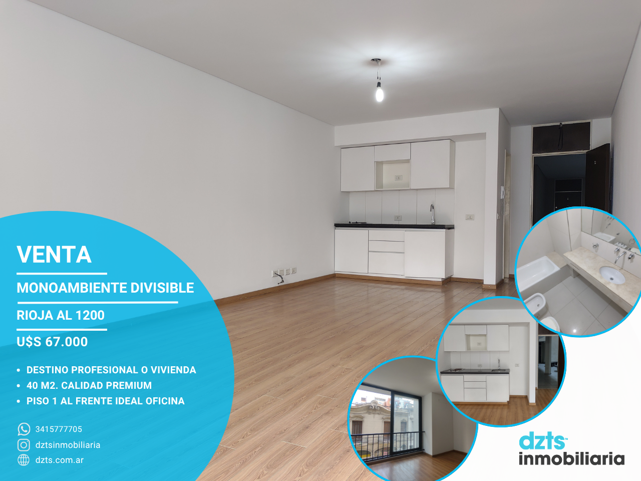 MONOAMBIENTE DIVISIBLE | DESTINO PROFESIONAL O VIVIENDA - Imagen 10