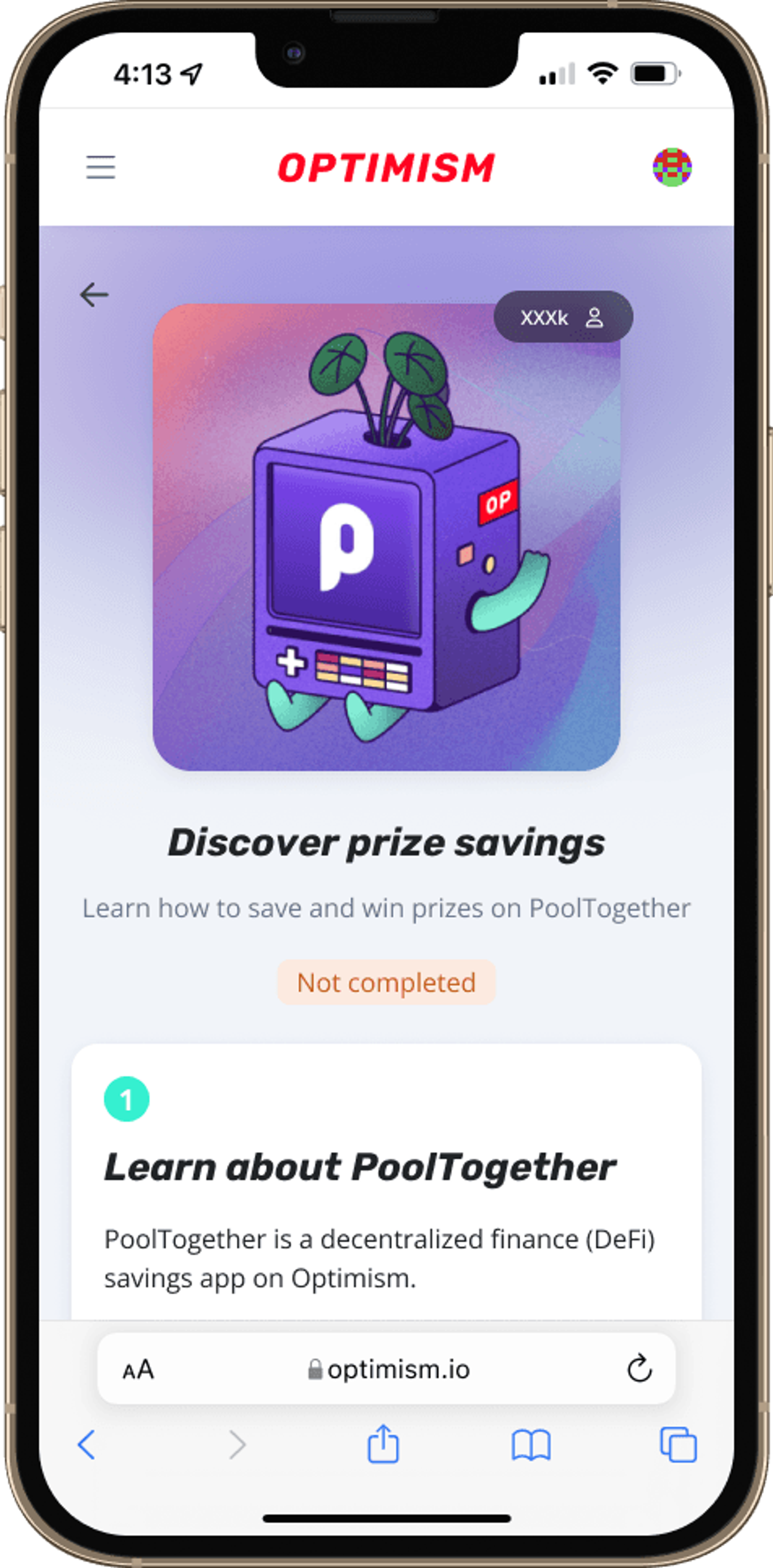 Earn NFTs while learning about popular apps on OP Mainnet