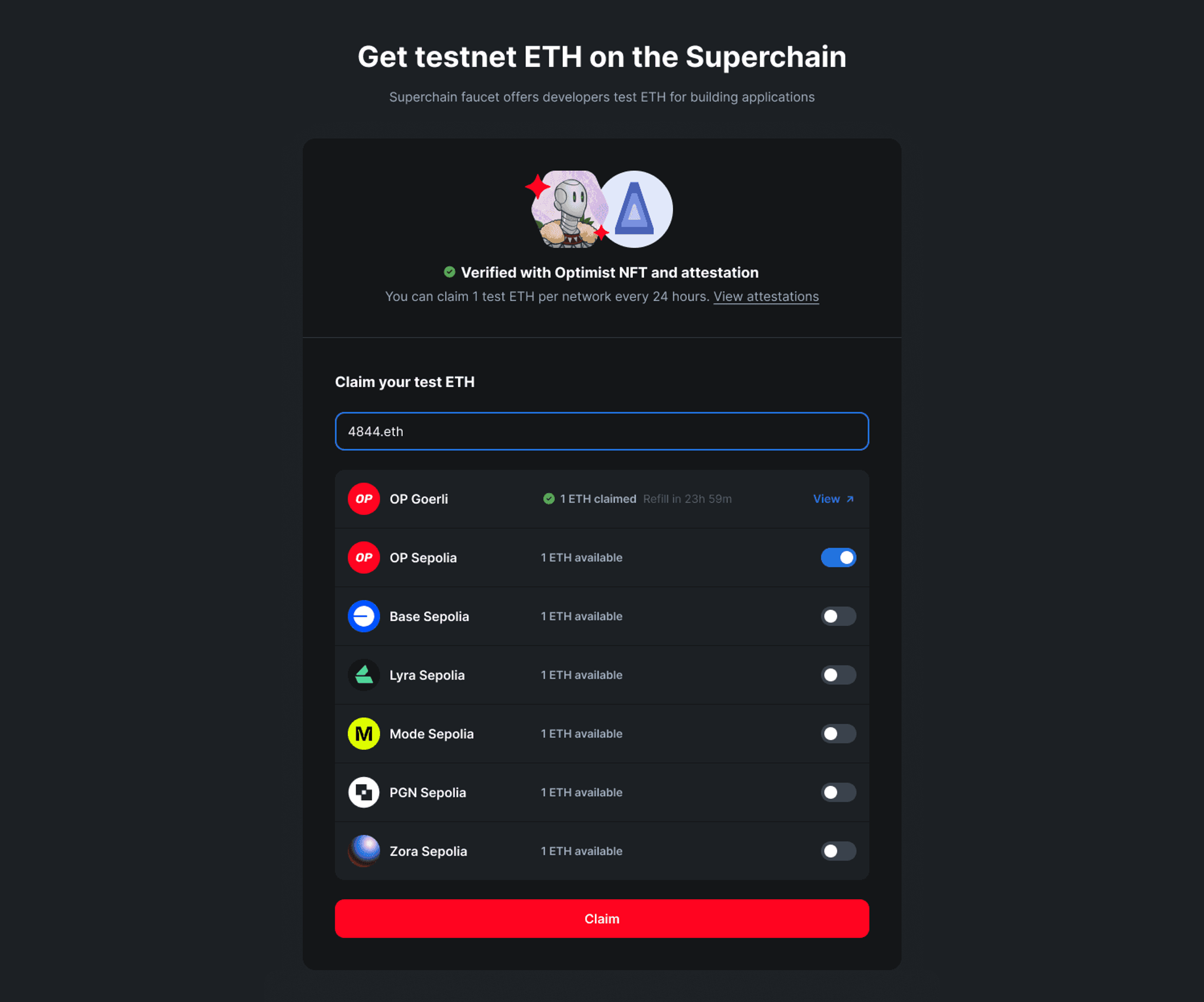 Providing Easier Access to Testnet ETH Across the Superchain