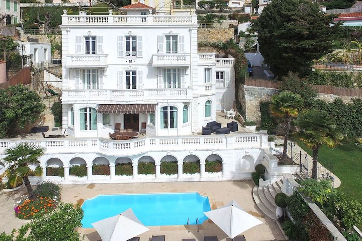 A beautiful Belle Epoque villa in Villefranche sur Mer with sea views