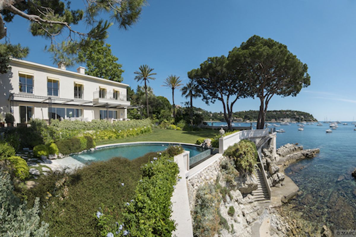 A five star location and a five star ultra luxury villa located on the water front in Saint Jean Cap Ferrat