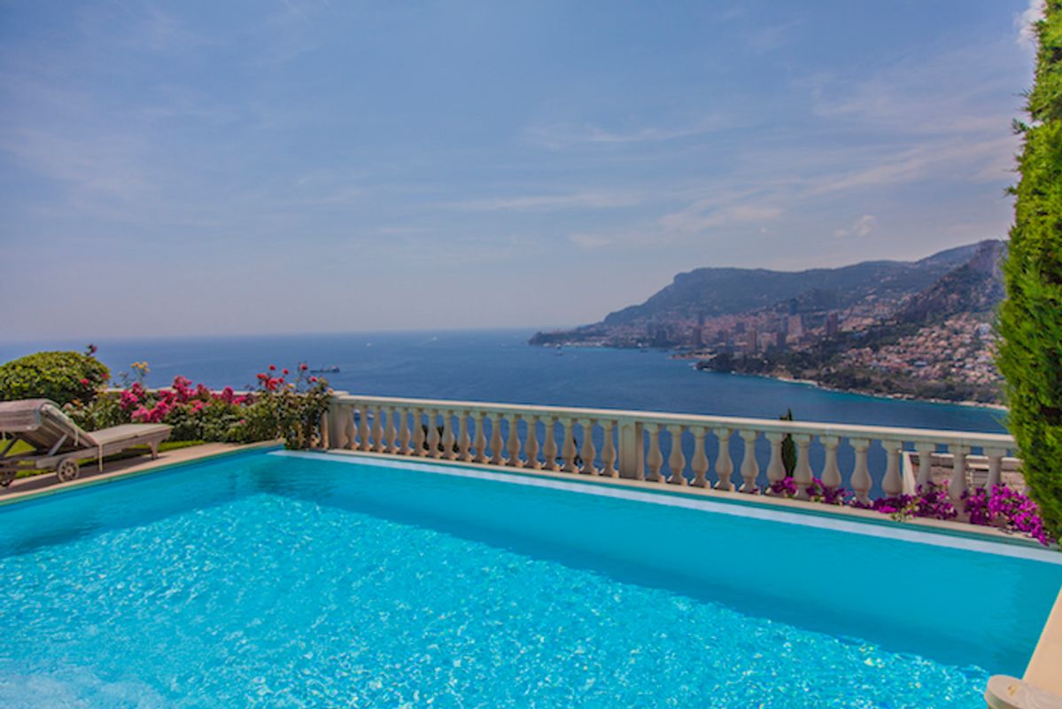 Breathtaking views over Monaco and the French Riviera