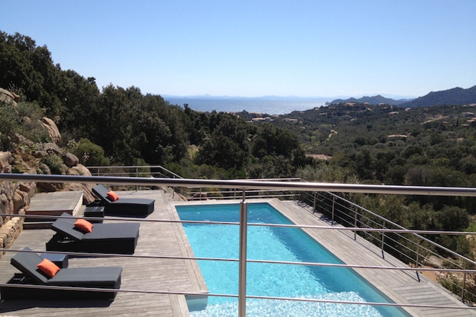 Mid way between the beaches of Palombaggia and Santa Guilia 