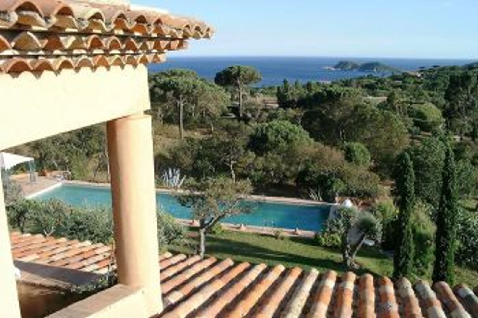 Stunning views from this property in La Quissine, Ramatuelle.