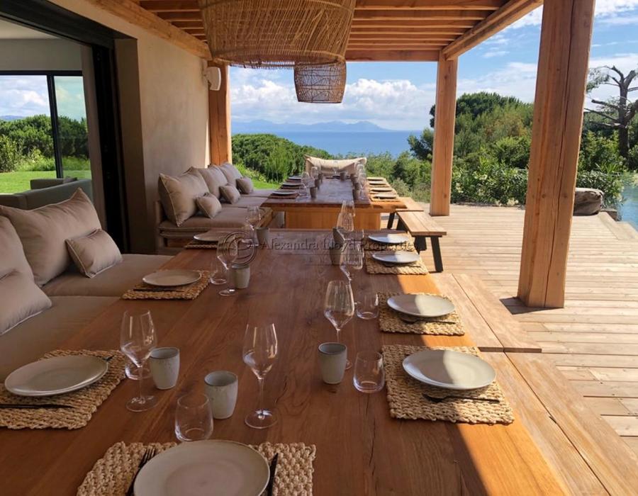 Les Parcs de Saint Tropez - sea views - five bedrooms plus staff rooms for rent 5