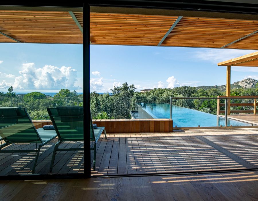 A newly built contemporary villa for rent Pianotolli, South Corsica 6