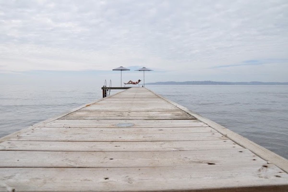 An amazing waterfront house across the bay from Saint Tropez