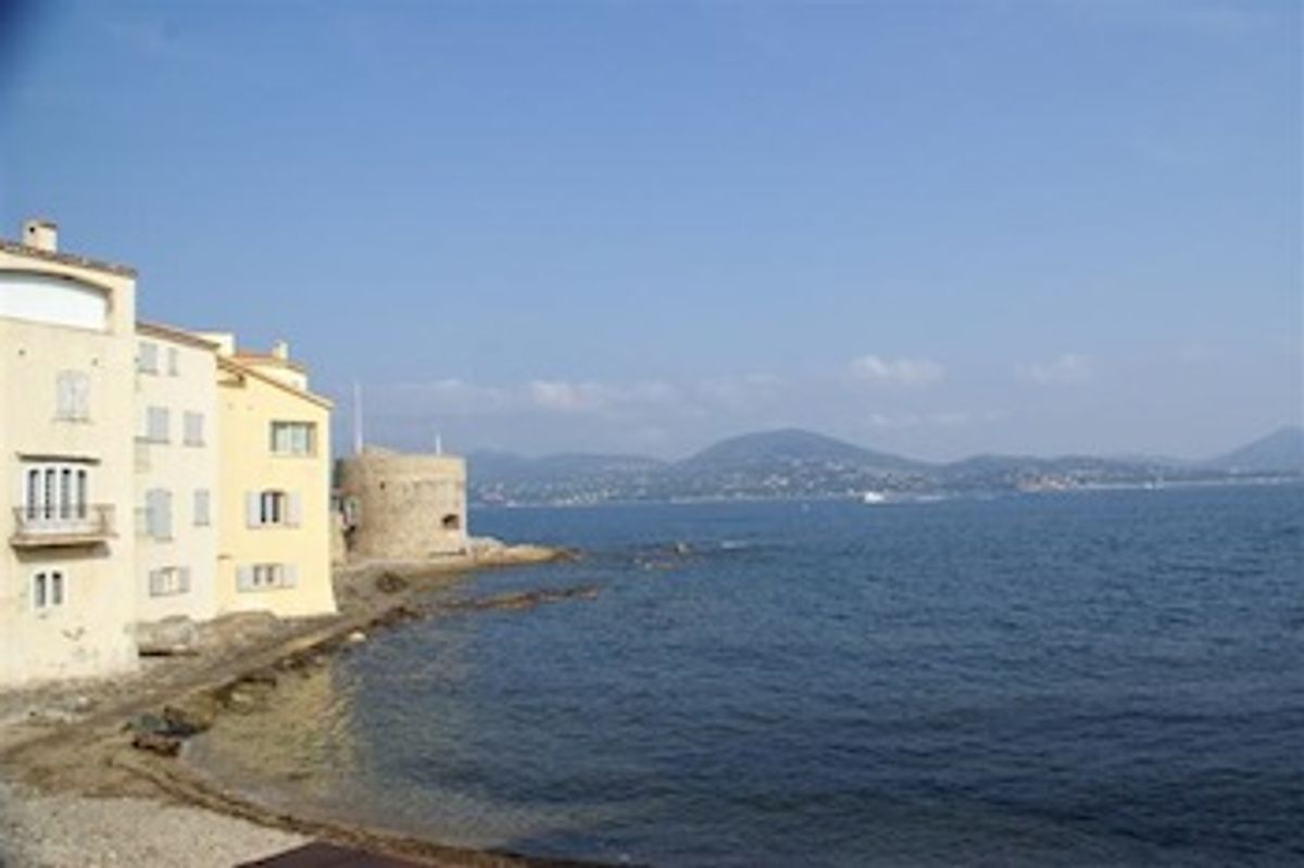 A fishermans house in the village of Saint Tropez