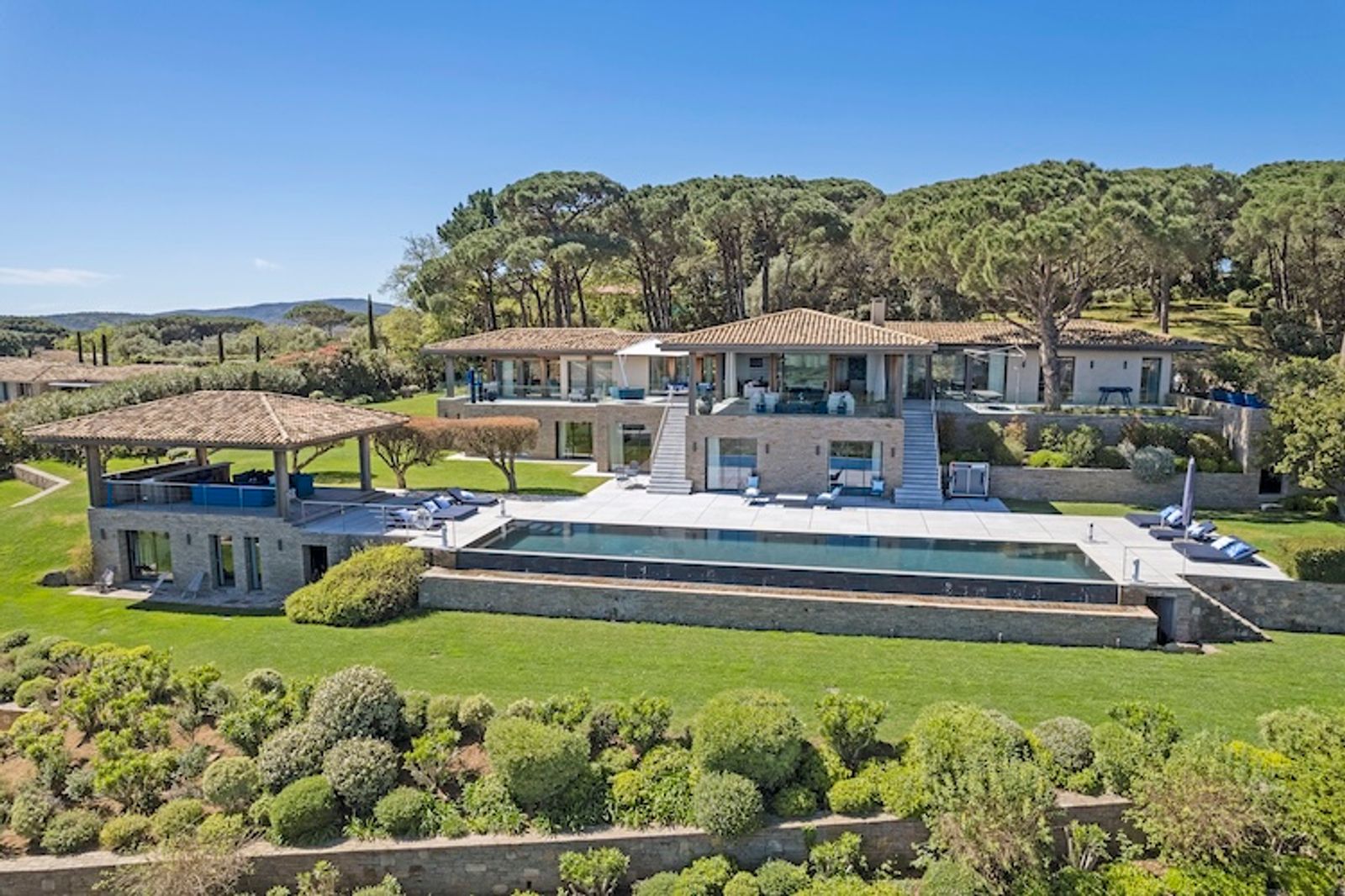 A spectacular, contemporary villa located in Bellevue, Saint Tropez