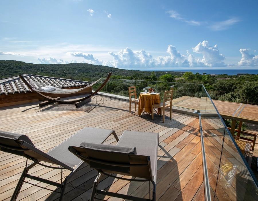 A newly built contemporary villa for rent Pianotolli, South Corsica 5