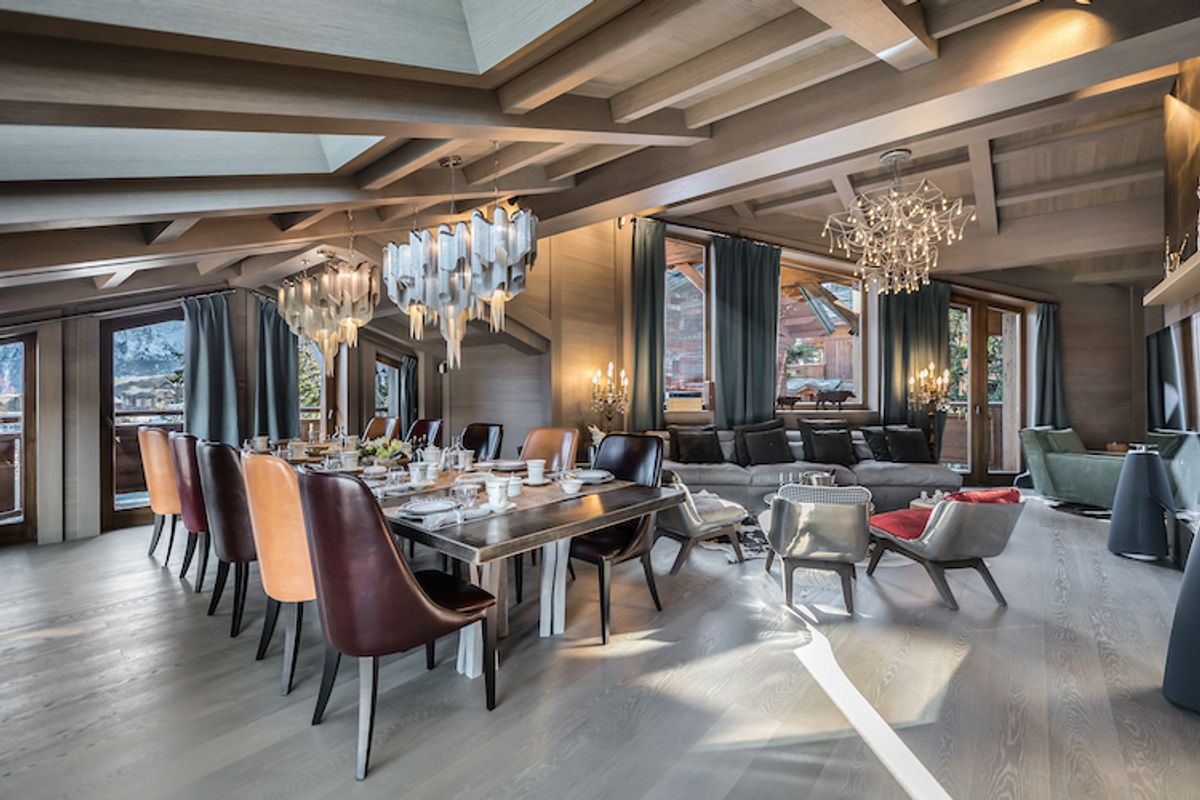Courchevel 1850 - Luxury chalet for rent 50m from the slopes