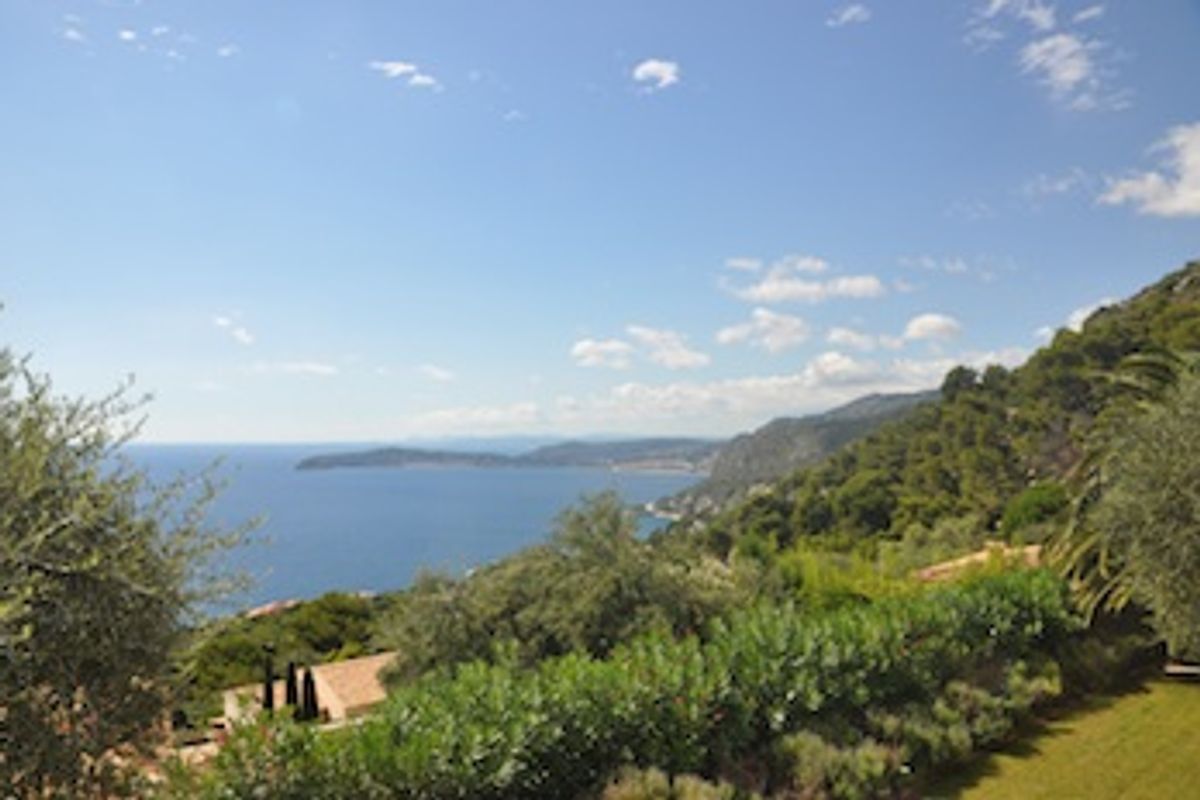 Stunning views from a well decorated villa in Cap d'Ail
