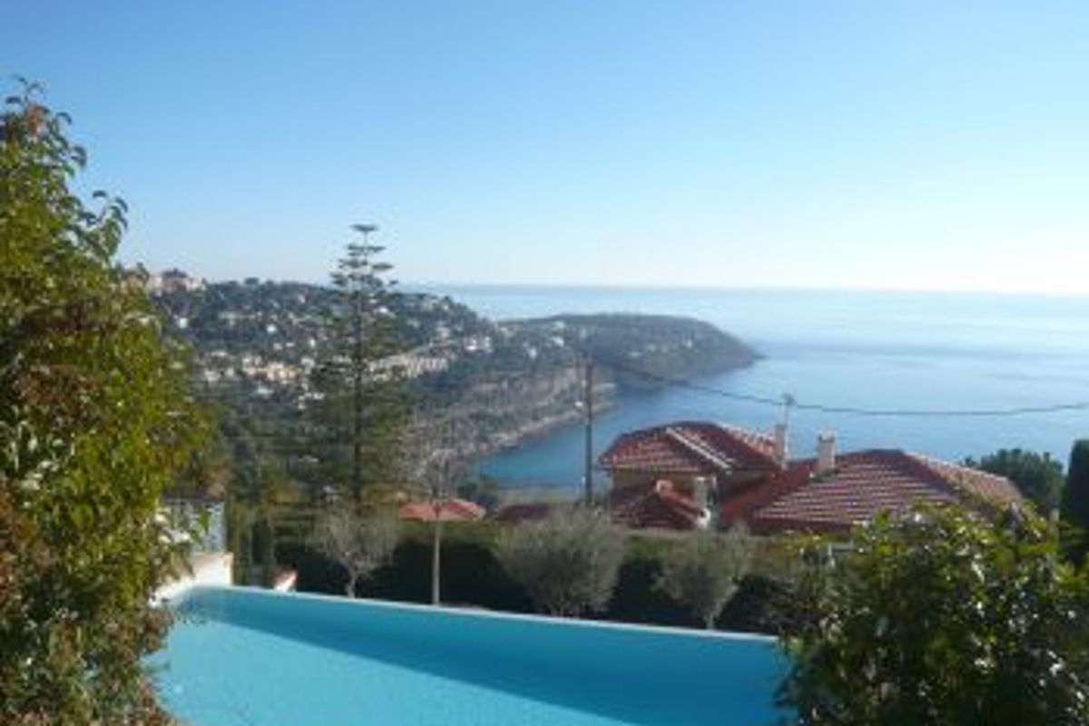 Contemporary villa overlooking the Cap Martin