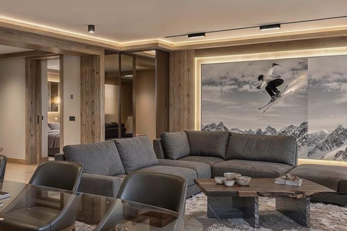 Appartement en rez-de-chaussée avec jardin à Auron, livraison 2027