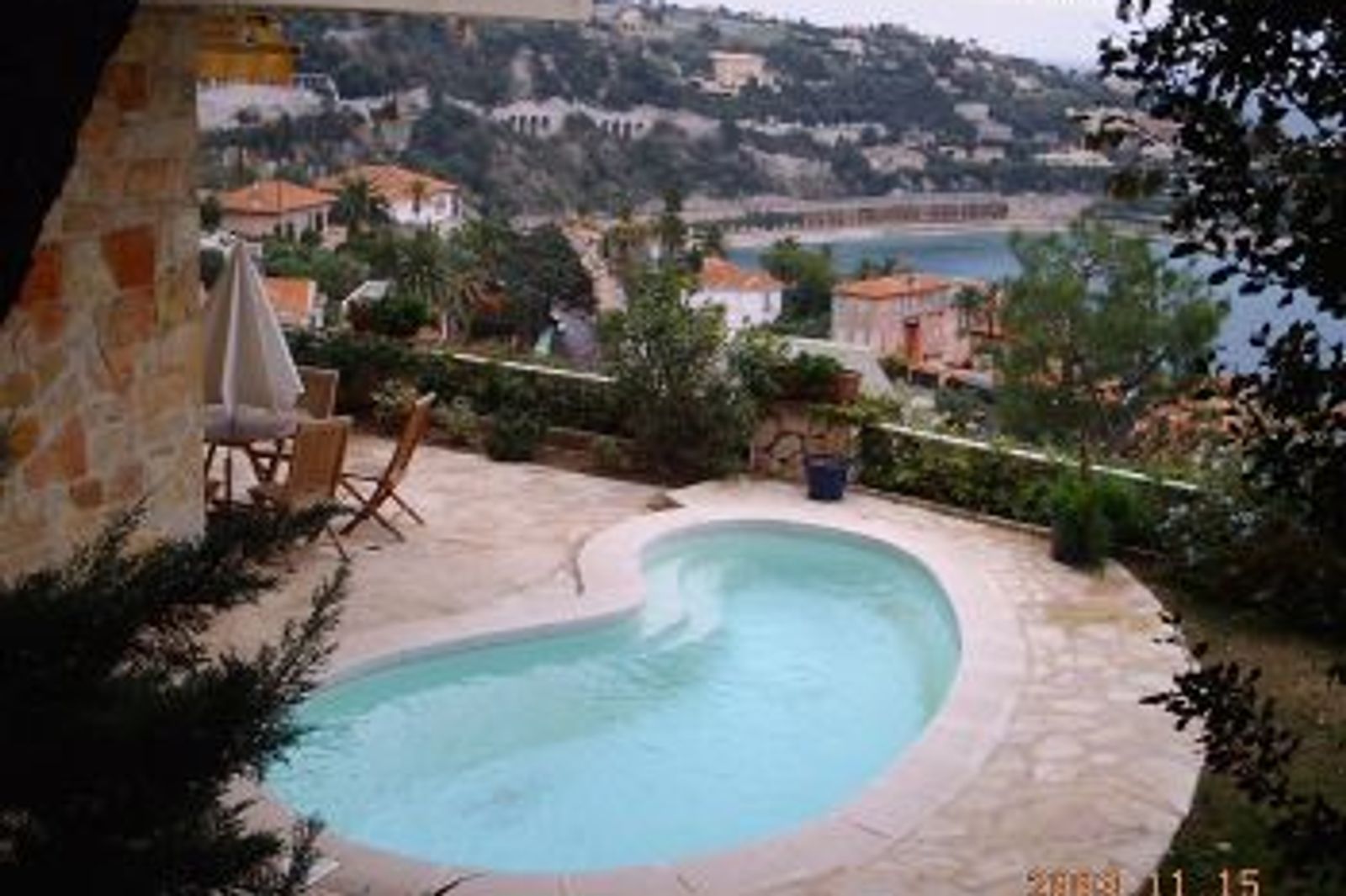 Provencale villa offers exceptional views over Cap Ferrat and the sea.