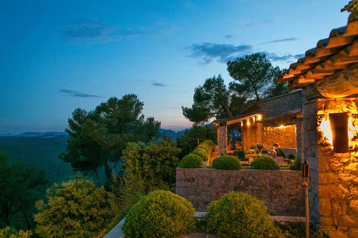 Fabulous stone house with panoramic sea views - Tourrettes sur Loup