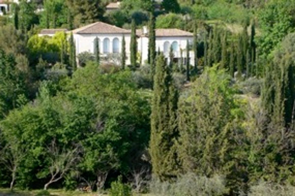 Lovely views over the village of Saint Paul de Vence